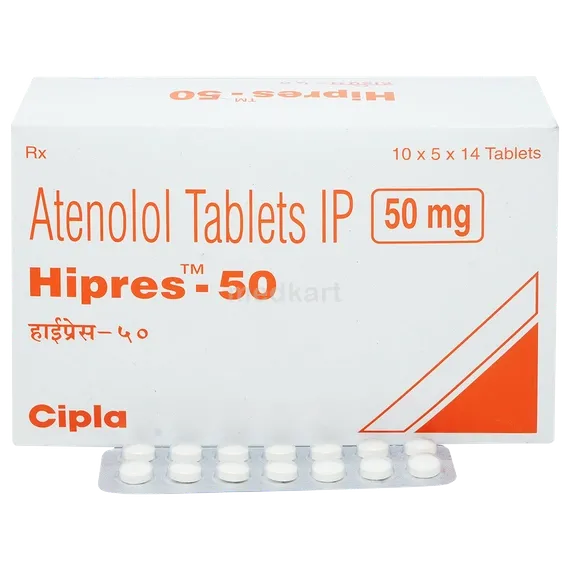 hipres 50mg tablet 14's